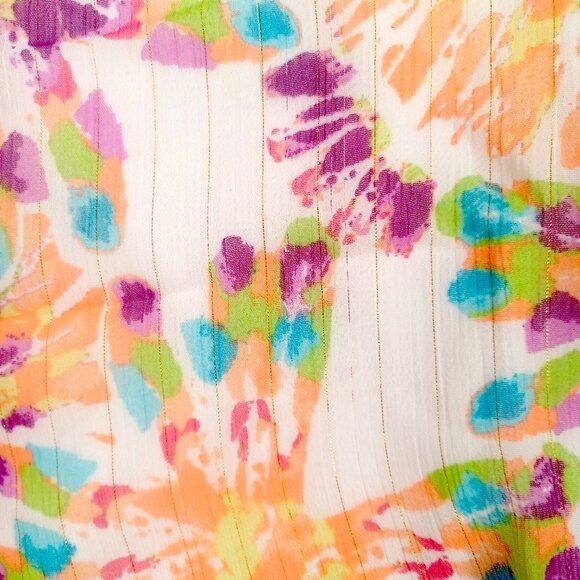 Pogo Club of NY Girls Top Size 10 12 A-Line Floral Liner Flower Embellishments - Picture 4 of 6